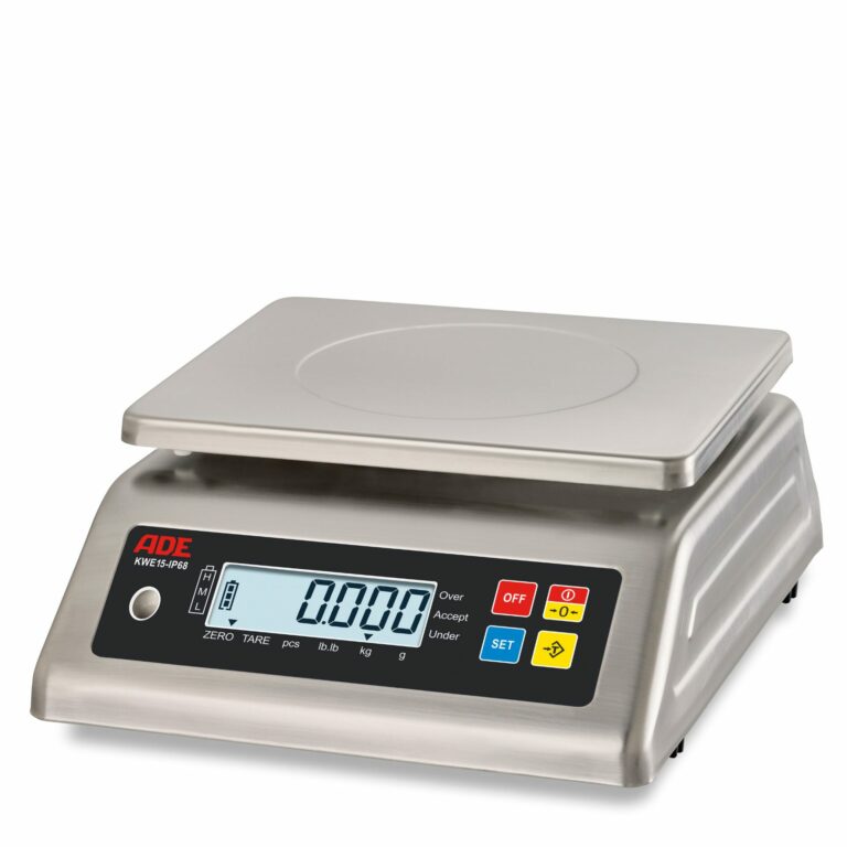 Stainless Steel Compact Scale (protection against immersion) | ADE KWE-IP68 Model front