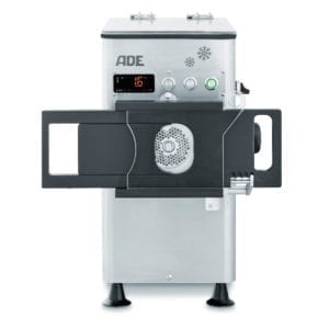 Fleischwolf mit Kühlung ∣ Modell ADE FL-COOL frontal mit Pattymaker Fleischwolf mit Kühlung ∣ Modell ADE FL-COOL frontal mit Pattymaker