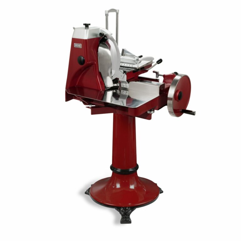 Manual Flywheel Slicer | ADE Prosciutto Series red front