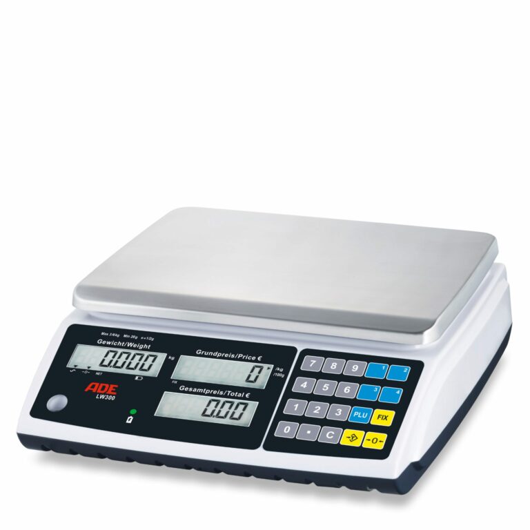 Approved Dual-Range Retail Scale | ADE LW300 Series front