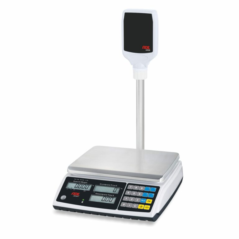 Approved Dual-Range Retail Scale | ADE LW300T Series back