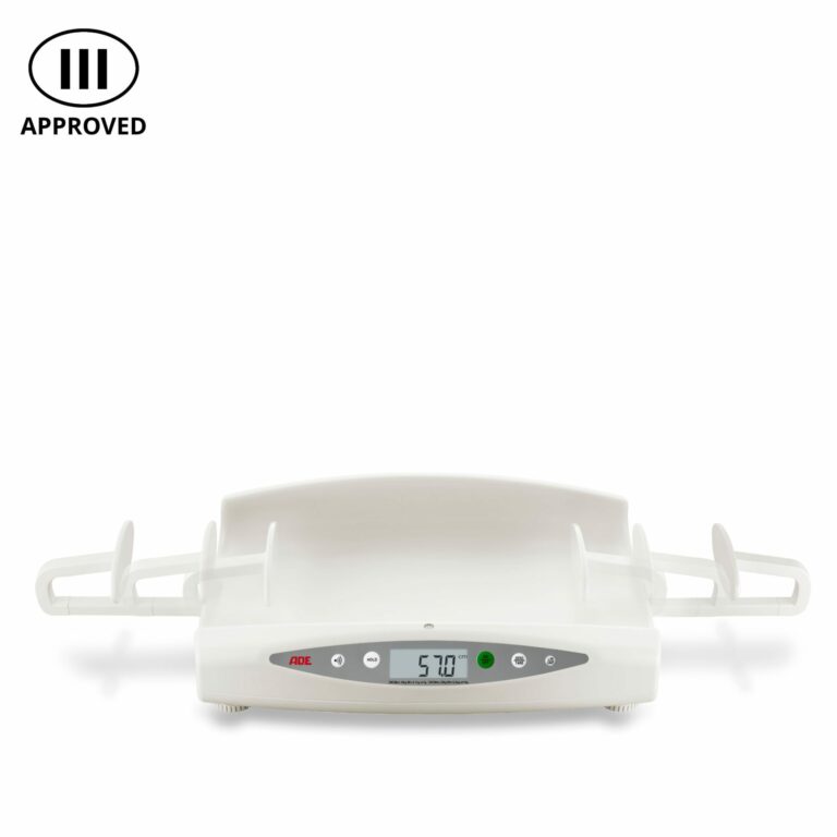 Approved baby weighing scale with length measure | 20 kg capacity | ADE M118000-01 frontal