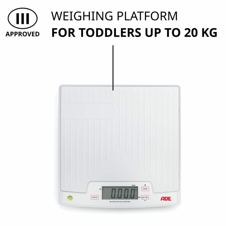 Approved baby and toddler weighing scale | ADE M10100-01 weighing platform