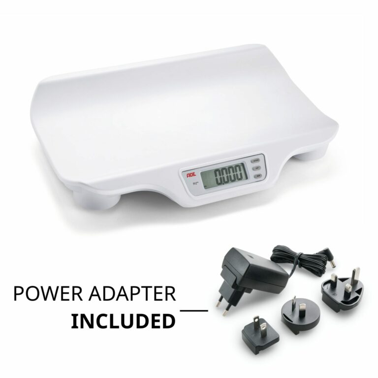 Baby weighing scale with open weighing surface | ADE M112600 mains adapter