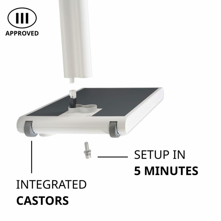 Approved electronic column weighing scale | ADE M320000-01 mounting