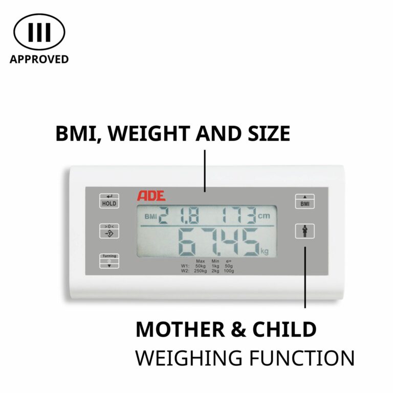 Approved electronic column weighing scale | ADE M320000-01 functions