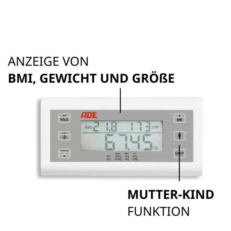 Elektronische Säulenwaage mit kurzer Säule ∣ ADE M320600-02 BMI