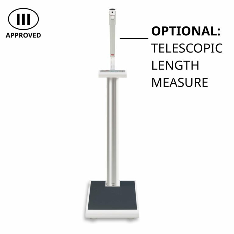 Approved electronic column weighing scale | ADE M320000-01 telescopic length measure