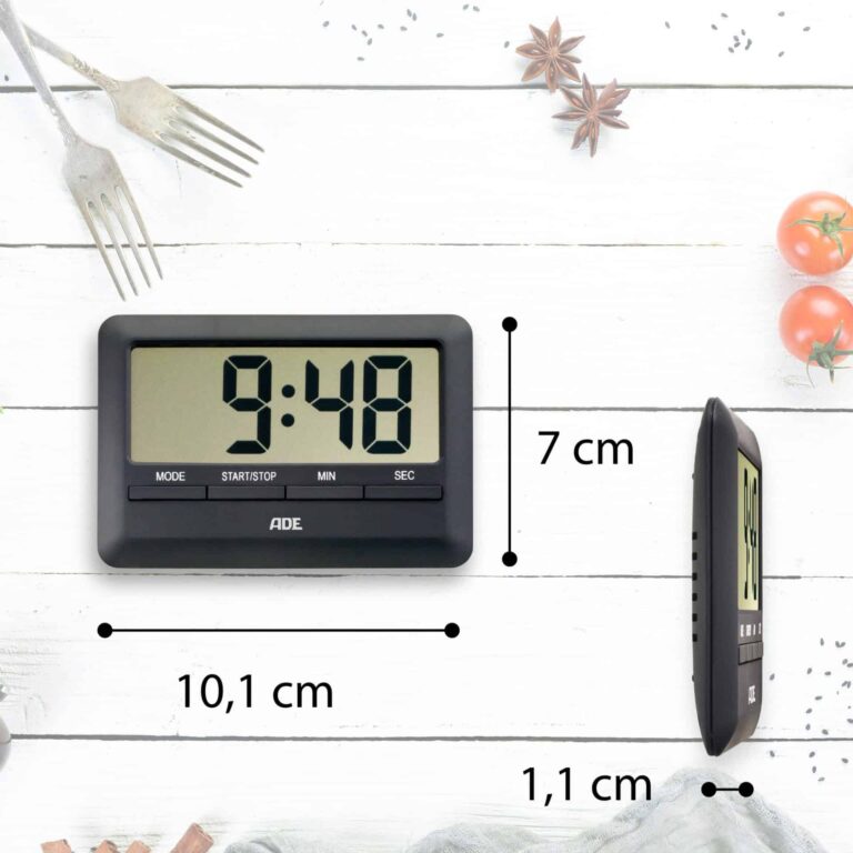Digitale Küchentimer | ADE TD1600 und TD 1601 - Maße