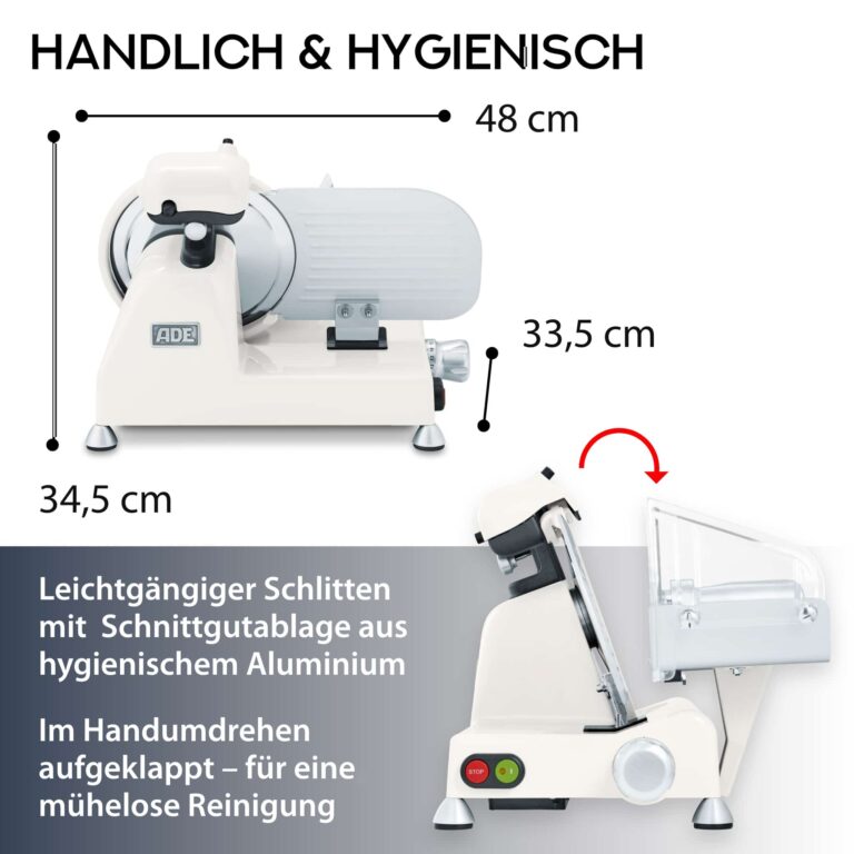 Elektrischer Allesschneider | ADE KA 1806 - Handlich & hygienisch