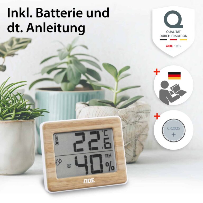 Thermo-/Hygrometer | ADE WS 1702 - inkl. Batterie