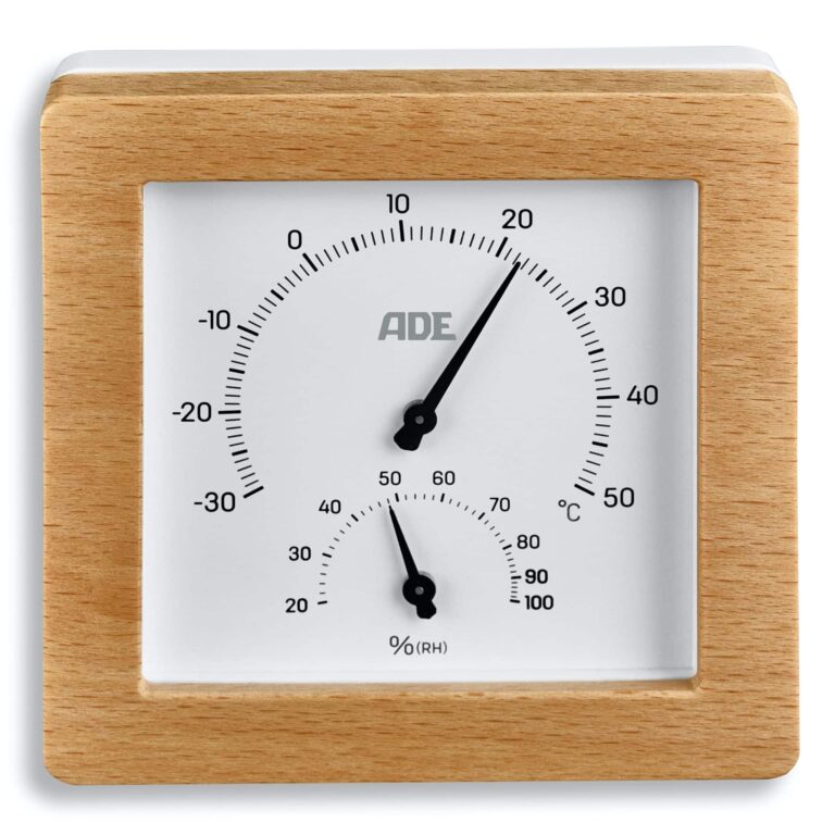 Analoges Thermo-/Hygrometer | ADE WS 2000 frontal