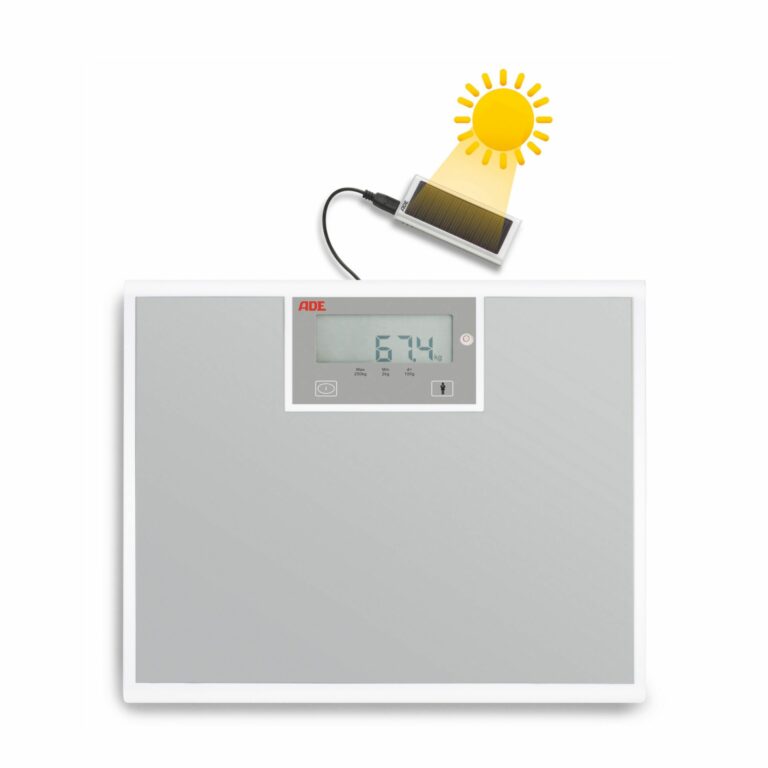 Electronic floor scale | ADE M321600 frontal solar battery