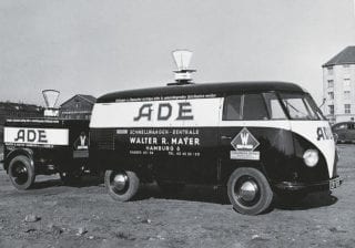 ADE van and trailer