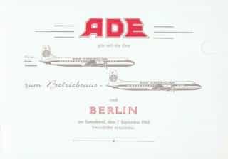 ADE Flyer Berlin 1963