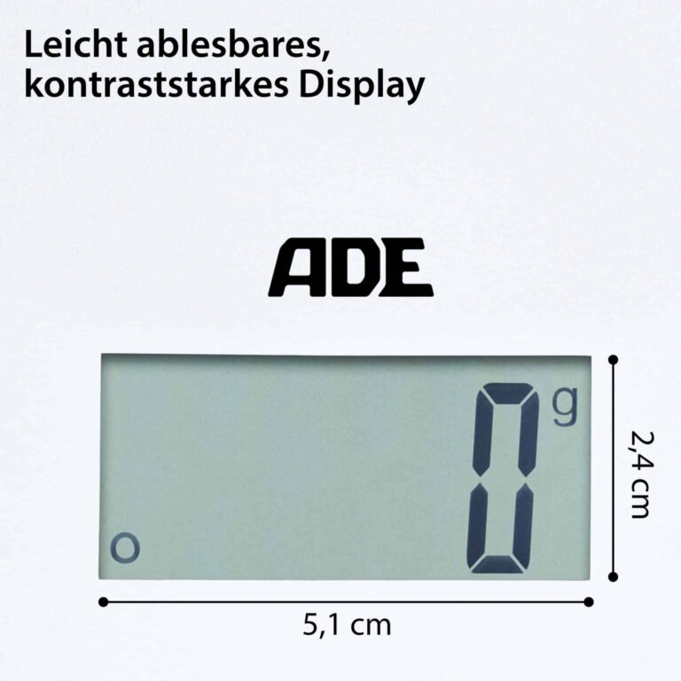 Digitale Küchenwaage | ADE KE1818-2 Tina Display