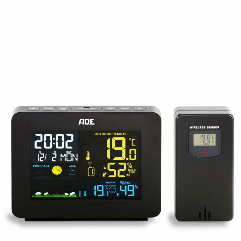 Weather station with wireless outdoor sensor  | ADE WS1917