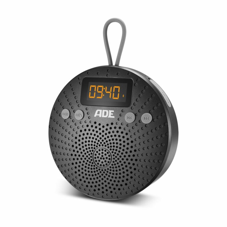 Bluetooth speaker with radio & alarm clock – IPX5  | ADE BR 1703-1