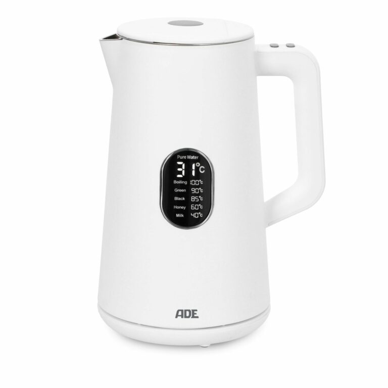 Kettle with temperature setting | ADE KG2100-1 to 2100-3 - in white