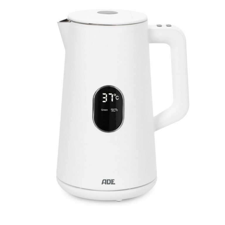 Kettle with temperature setting | ADE KG 2100-1 to 2100-3 - in white with temperature display