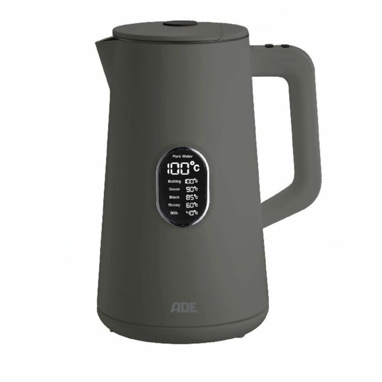 Kettle with temperature setting | ADE KG2100-1 to 2100-3 - in grey