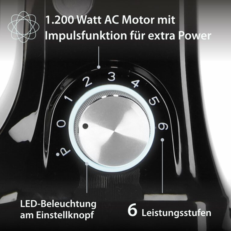 Küchenmaschine | ADE KA2100-1 bis 2100-2 - 1.200 Watt AC Motor mit Impulsfunktion