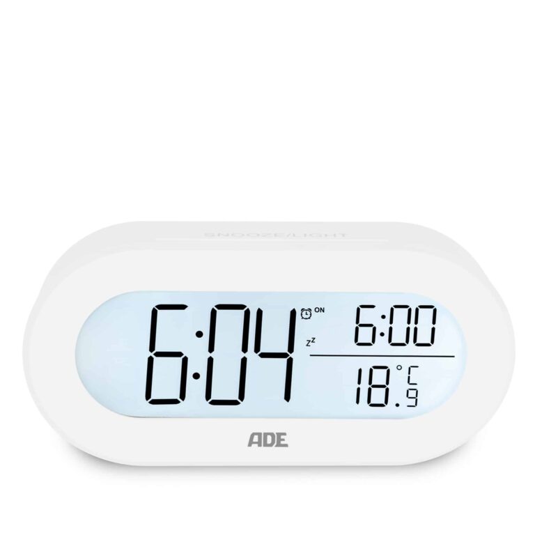 Digital alarm clock with temperature display | ADE CK 2134