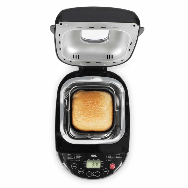 Brotbackautomat | ADE KG 2137 - top view, opened with bread